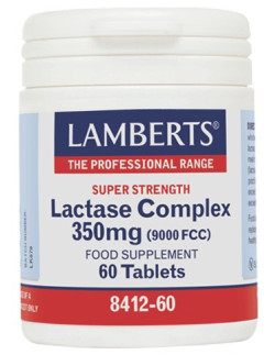 LAMBERTS Lactase Complex 350mg 60 Tabs