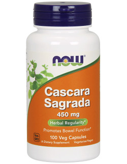 NOW Cascara Sagrada 450 mg 100 Veg Caps