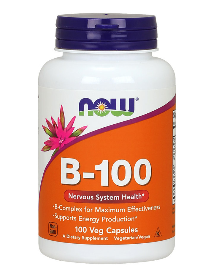 NOW Vitamin B-100 100 Veg Caps