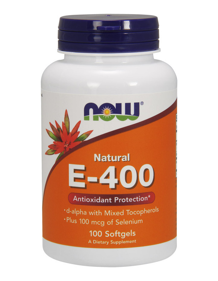 NOW Vitamin E-400 IU 100 Softgels