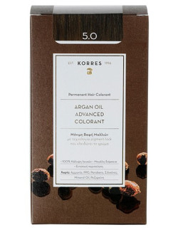 KORRES Argan Oil Advanced Colorant 5.0 Καστανό Ανοιχτό, 50ml
