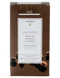 KORRES Argan Oil Advanced Colorant 6.0 Ξανθό Σκούρο, 50ml