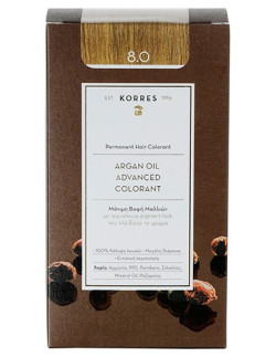 KORRES Argan Oil Advanced Colorant 8.0 Ξανθό Ανοικτό, 50ml