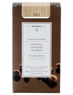 KORRES Argan Oil Advanced Colorant 10.1 Ξανθό Πλατίνας Σαντρέ, 50ml