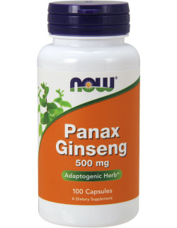 NOW Panax Ginseng 500 mg 100 Caps
