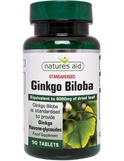 NATURES AID Ginkgo Biloba 90 tabs