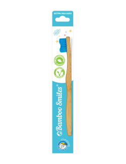 Bamboo Smiles Toothbrush Kids Very Soft Blue 1τεμάχιο