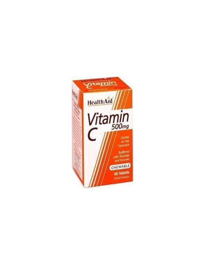 HEALTH AID Vitamin C Orange 500mg 60tabs Chewable