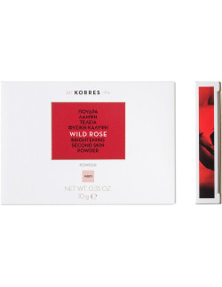 KORRES Wild Rose Brightening Second Skin Powder, WRF1, 10g