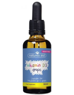 NATURES AID Vitamin D3 400iu drops 50ml