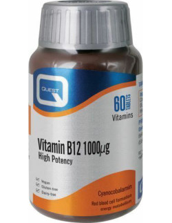 QUEST Vitamin B12 1000mg High Potency 60 Tabs