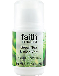 FAITH IN NATURE Green Tea & Aloe Vera Roll-on Deodorant 50ml