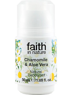 FAITH IN NATURE Chamomile & Aloe Vera Roll-on Deodorant 50ml