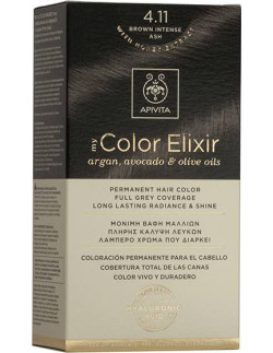 APIVITA my Color Elixir 4.11 Brown Intense Ash - Καστανό Έντονο Σαντρέ