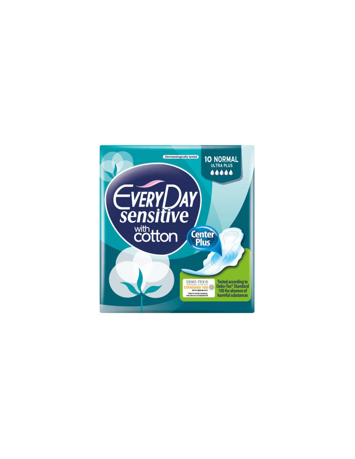 EVERY DAY Sensitive with Cotton Normal Ultra Plus 10 τμχ