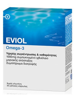 EVIOL Omega-3 1000mg, 30 soft caps