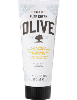 KORRES Pure Greek Olive Γαλάκτωμα Καθαρισμού 3 σε 1 200ml