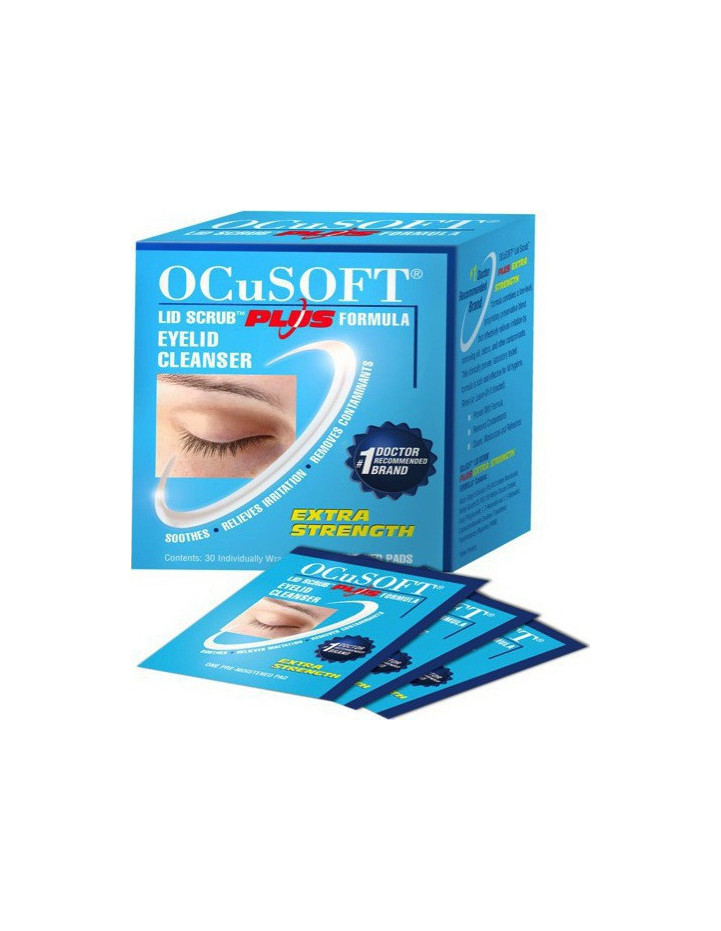 OCUSOFT Eyelid Cleanser 30 pads