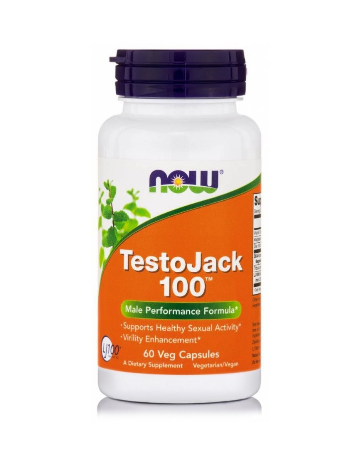 NOW TestoJack 100, 60 Veg.Caps