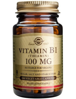 SOLGAR Vitamin B-1 100mg Veg.Caps 100s