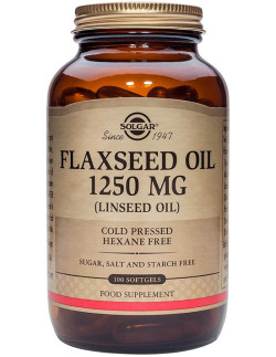 SOLGAR Flaxseed Oil 1250mg Softgels 100s