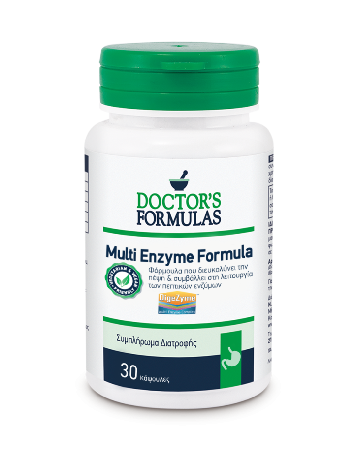 DOCTOR'S FORMULAS multi enzyme formula 30 veg. Caps