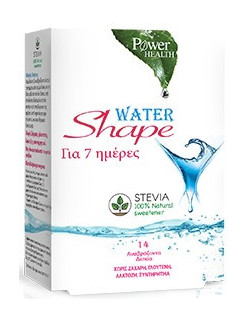 POWER HEALTH Water Shape 7 Days Program με Stevia, 14 αναβράζοντα δισκία