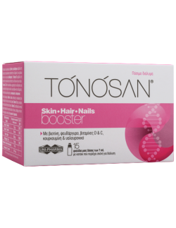 UNI-PHARMA Tonosan Skin Hair Nails Booster 15 vials x 7ml