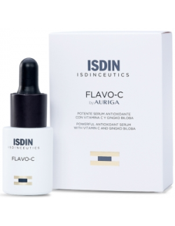 ISDIN Flavo-C Poweful Antioxidant Serum with Vitamin C and Ginkgo Biloba, 30ml
