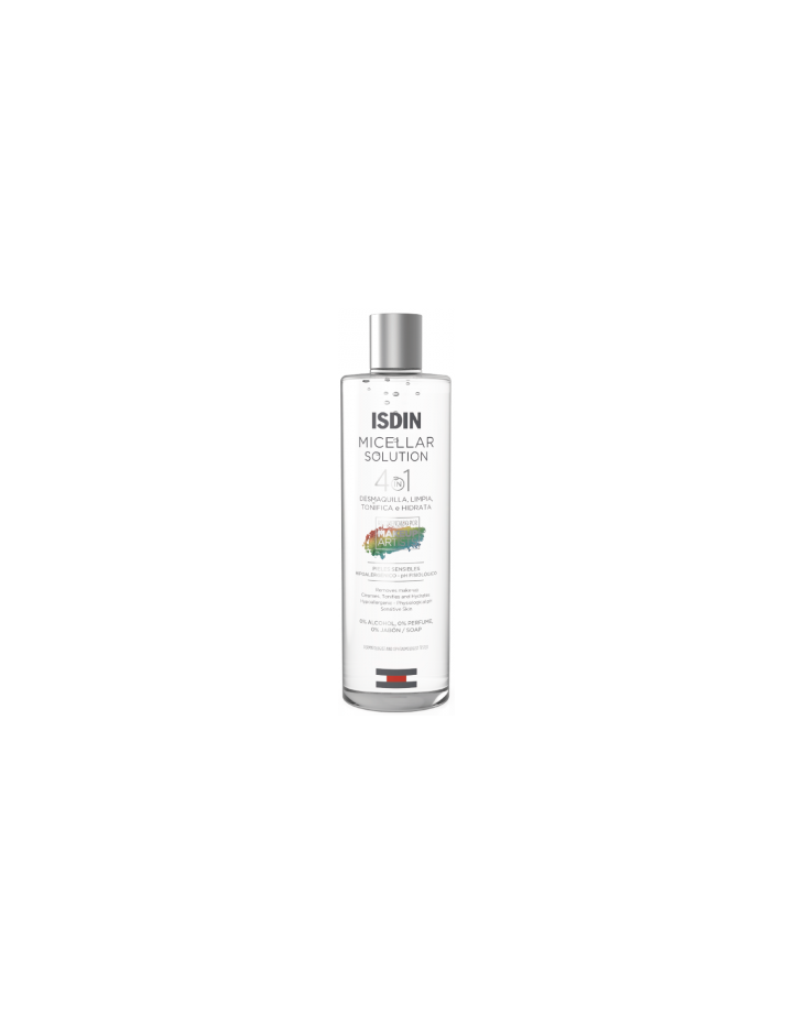 ISDIN Micellar Solution 4 in 1, make-up remover & tonifying cleanser, 400ml