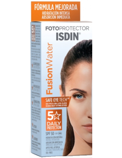 ISDIN FotoProtector Fusion Water Safe-Eye Tech 50SPF, 50ml