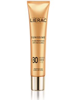 Lierac Sunissime Protective Fluid Global Anti-Aging SPF30 for Face & Decollete, 40ml