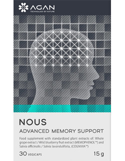 AGAN Nous Advanced Memory Support 30 Vegicaps