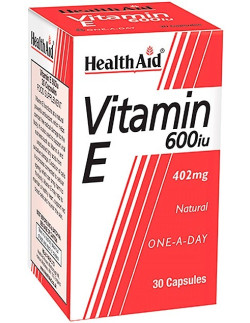 HEALTH AID Vitamin E 600iu, 60 caps