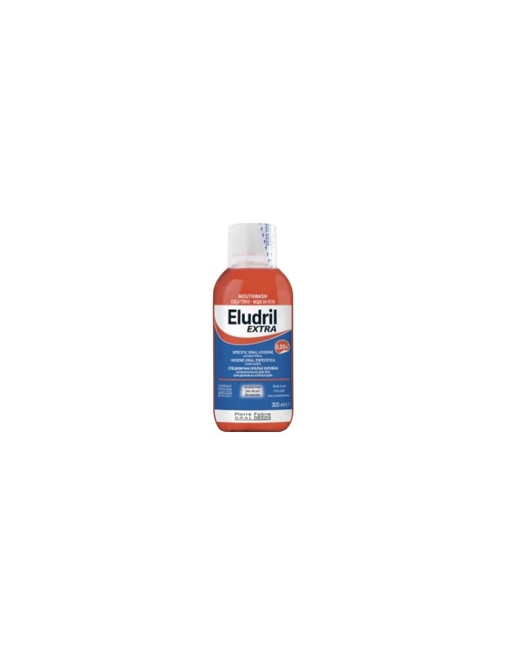 Eludril Extra 0,20% chlorhexidine, Alcohol Free Mouthwash Solution 300ml