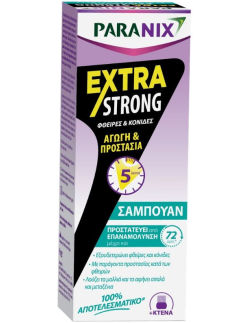 PARANIX Shampoo Extra Strong 200ml με Χτένα