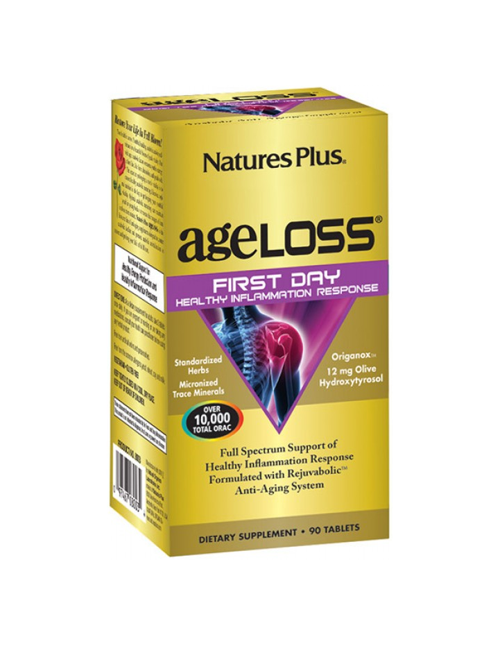 NATURE'S PLUS AGELOSS FIRST DAY INFLAMATION 90TABS