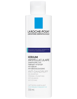 LA ROCHE-POSAY Kerium Anti-Dandruff Gel Shampoo Anti-Oilness 200ml