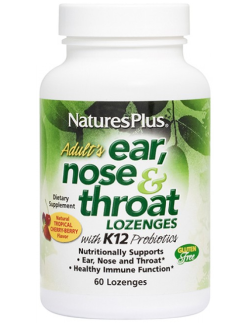 NATURE'S PLUS Ear, Nose & Throat 60 lozenges