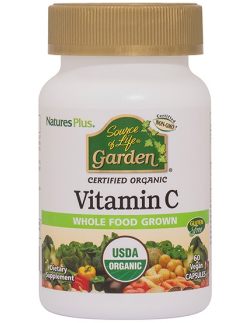 NATURES PLUS Garden Organic Vitamin C, 60 veg. caps