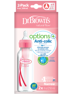 Dr. Brown's Options+ Anti-Colic Bottle 2 x 250ml για Κορίτσι