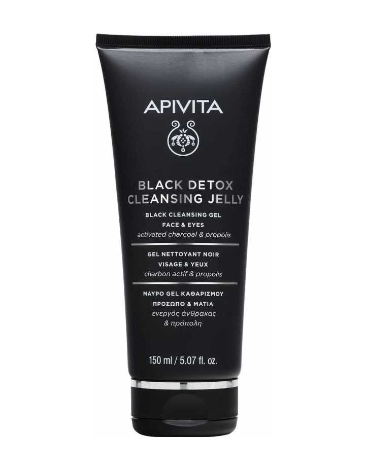 APIVITA Black Detox Cleansing Jelly Face & Eyes 150ml