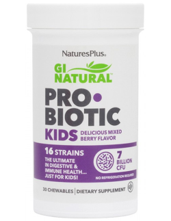 NATURES PLUS Gi Natural Probiotic Kid 30 chewables