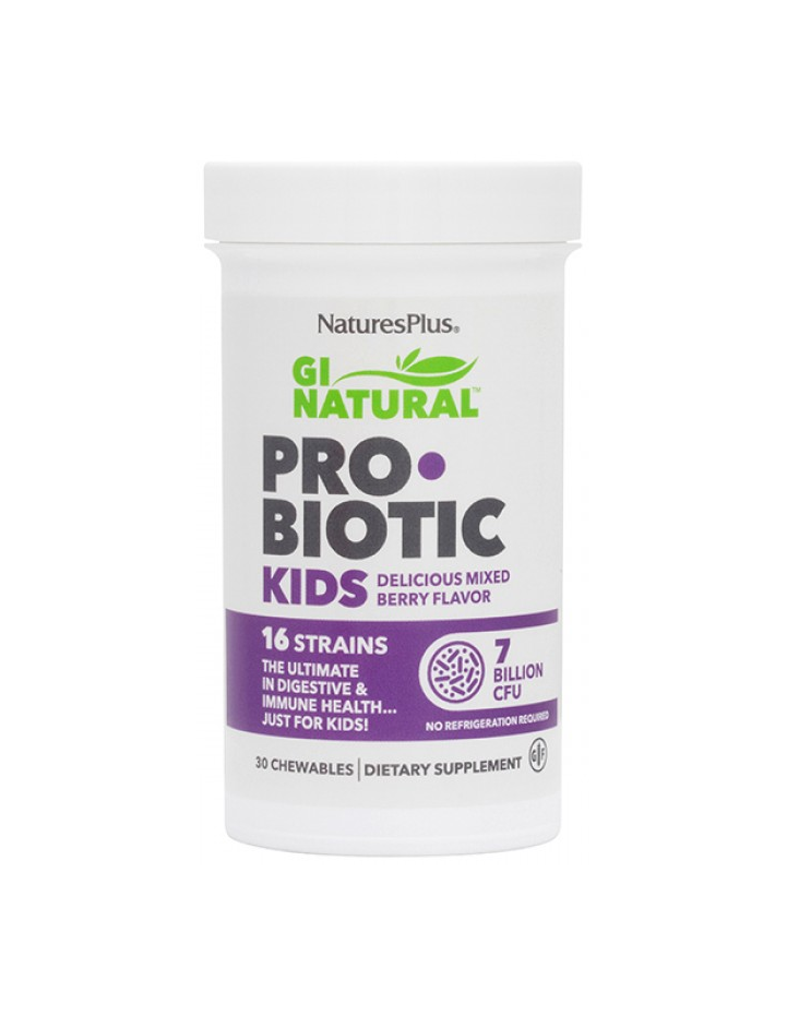 NATURES PLUS Gi Natural Probiotic Kid 30 chewables