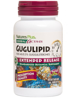 NATURES PLUS Gugulipid Extended Release 1000mg 30 veg. tabs