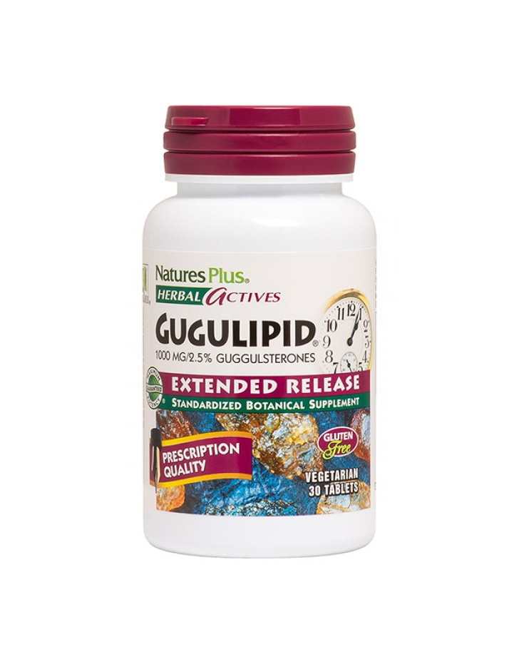 NATURES PLUS Gugulipid Extended Release 1000mg 30 veg. tabs