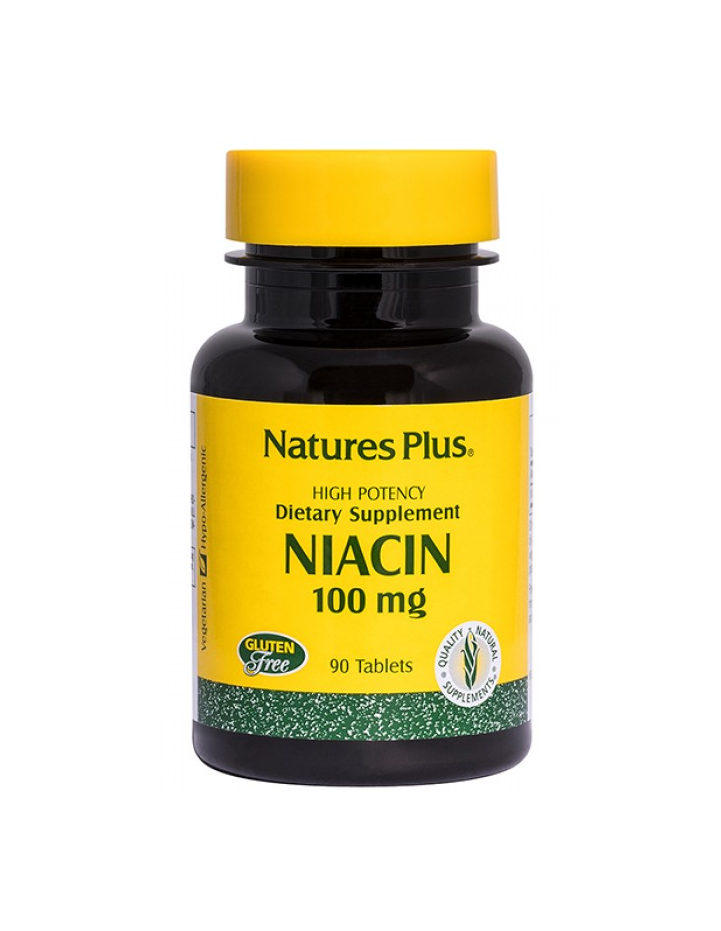 NATURES PLUS Niacin 100mcg, 90 tabs