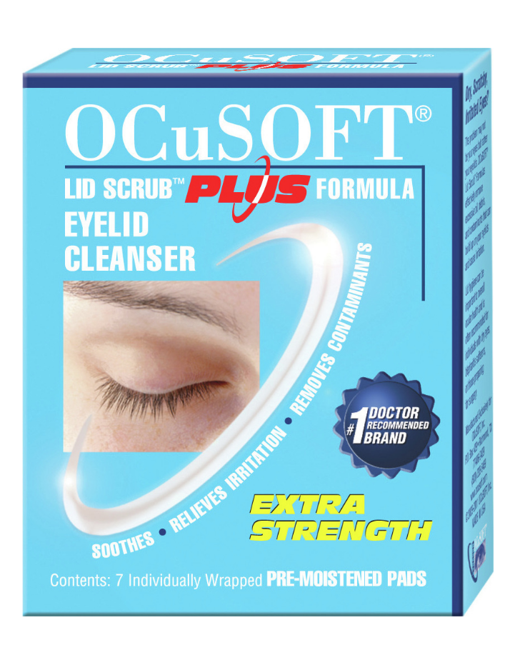 OCUSOFT Eyelid Cleanser 7 pads