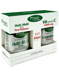 POWER HEALTH Multi+Multi Time 30 tabs & Vitamin C 1000mg 20 tabs