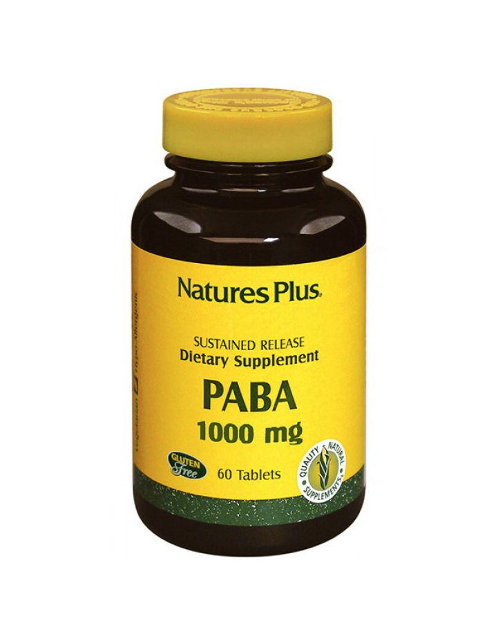 NATURES PLUS Paba 1000mg 60 tabs